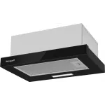 Вытяжка встраиваемая Weissgauff TEL 450 Glass черный управление: кулисные переключатели (1 мотор)