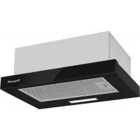 Вытяжка встраиваемая Weissgauff TEL 450 Glass черный управление: кулисные переключатели (1 мотор)