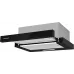 Вытяжка встраиваемая Weissgauff TEL 450 Glass черный управление: кулисные переключатели (1 мотор)