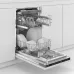 Посудомоечная машина встраив. Indesit DIS 2C28 2100Вт узкая серебристый инвертор
