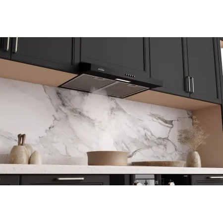 Вытяжка козырьковая Elikor Eco ONE 60 BK черный управление: кнопочное