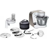 Кухонная машина Bosch Mum5 MUM5XW10 планетар.вращ. 1000Вт белый/бежевый