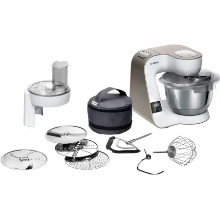 Кухонная машина Bosch Mum5 MUM5XW10 планетар.вращ. 1000Вт белый/бежевый