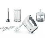 Миксер ручной Bosch MFQ37480 750Вт белый/серый