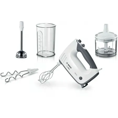 Миксер ручной Bosch MFQ37480 750Вт белый/серый