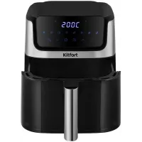 Аэрогриль Kitfort КТ-2284 6.5л 1800Вт черный Аэрогриль Kitfort КТ-2284 6.5л 1800Вт черный