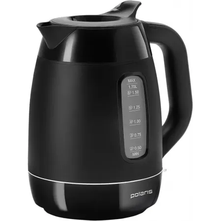 Чайник электрический Polaris PWK 0723DDW 1.8л. 2200Вт черный корпус: пластик (026600)
