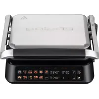Электрогриль Polaris PGP 3018 2000Вт серебристый/черный