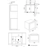 Микроволновая печь Weissgauff HMT-2016 BGL Flat Table 20л. 700Вт черный (встраиваемая) Микроволновая печь Weissgauff HMT-2016 BGL Flat Table 20л. 700Вт черный (встраиваемая)