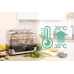 Сушка для фруктов и овощей Gorenje FDK400DE 5под. 240Вт нержавеющая сталь