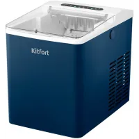Ледогенератор Kitfort КТ-1858 150Вт 1800мл. синий/белый Ледогенератор Kitfort КТ-1858 150Вт 1800мл. синий/белый