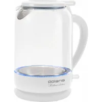 Чайник электрический Polaris PWK 1753CGL 1.5л. 1950Вт белый корпус: стекло/пластик