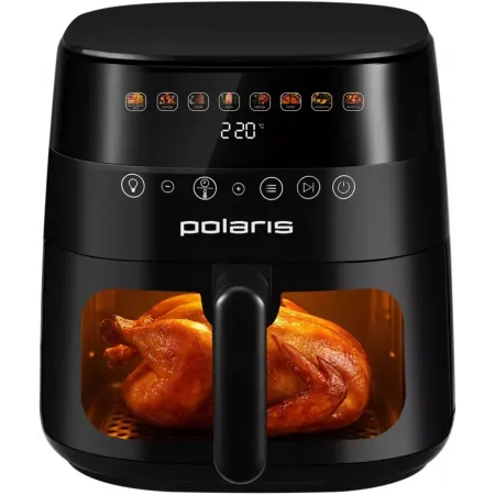 Аэрогриль Polaris PAF 8003W WIFI IQ Home черный (PAF 8003W)