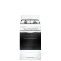 Плита Газовая Gefest ПГ 3200-08 К33 белый/черный (без крышки) реш.сталь Плита Газовая Gefest ПГ 3200-08 К33 белый/черный (без крышки) реш.сталь