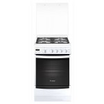 Плита Газовая Gefest ПГ 5100-03 0002 белый (стеклянная крышка) реш.чугун