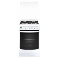Плита Газовая Gefest ПГ 5100-03 0002 белый (стеклянная крышка) реш.чугун Плита Газовая Gefest ПГ 5100-03 0002 белый (стеклянная крышка) реш.чугун