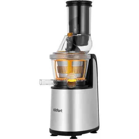 Соковыжималка шнековая Kitfort КТ-1102-3 150Вт рез.сок.:800мл. серебристый Соковыжималка шнековая Kitfort КТ-1102-3 150Вт рез.сок.:800мл. серебристый