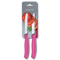 Набор ножей кухон. Victorinox Tomato and Table Knife Set (6.7836.L115B) компл.:2предм. розовый блистер