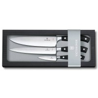 Набор ножей кухон. Victorinox Grand Maitre Chefs (7.7243.3) компл.:3предм. черный подар.коробка