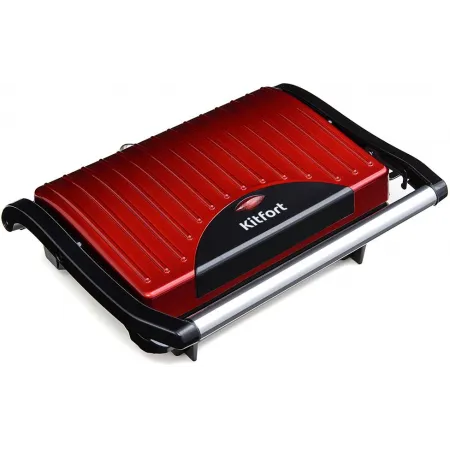 Сэндвичница Kitfort КТ-1609 Panini Maker 640Вт красный/черный