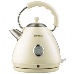 Чайник электрический Gorenje K17CLI 1.7л. 2200Вт бежевый корпус: металл/пластик