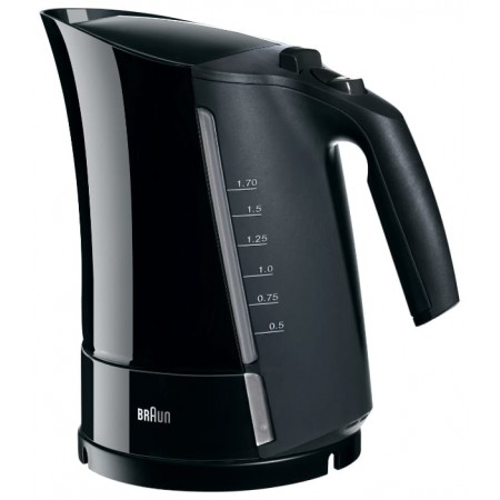 Чайник электрический Braun WK300 1.7л. 2200Вт черный корпус: пластик