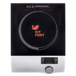 Плита Электрическая Kitfort КТ-108 черный стеклокерамика (настольная)