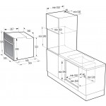 Духовой шкаф Электрический Gorenje BO6735E05X нержавеющая сталь/черный