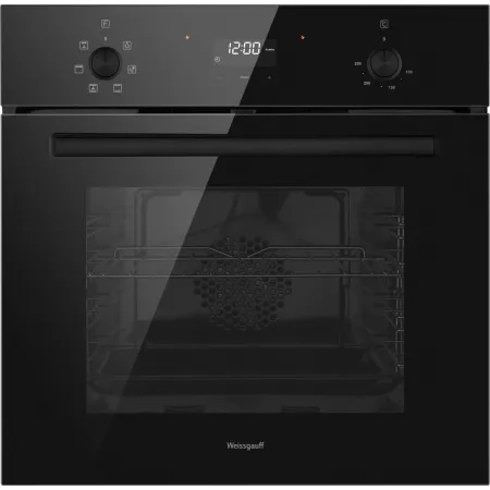 Духовой шкаф Электрический Weissgauff EOV 676 SB Black Edition черный