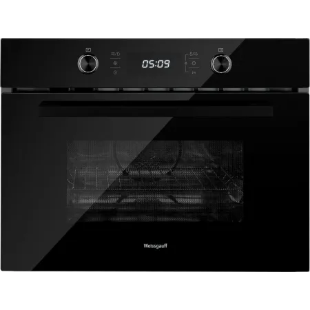 Духовой шкаф Электрический Weissgauff OE 449 PDB Black Edition черный