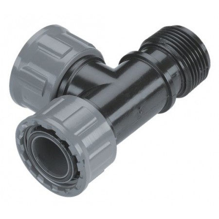 Коннектор Gardena 02751-20.000.00 Д.вх.1" Д.вых.1" черный