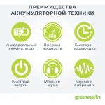 Снегоуборщик электр. Greenworks GD40SSK4