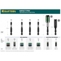 Набор бит Kraftool 26191-2-50-S10 (10пред.) для шуруповертов