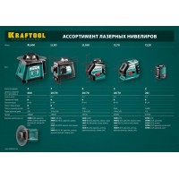 Нивелир лазерн. Kraftool 34640-2 цв.луч. красный 3луч.