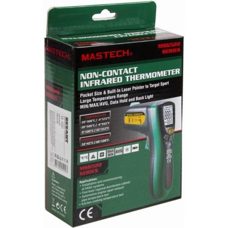 Пирометр Mastech MS6522B зеленый/черный (13-1231)