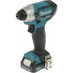 Шуруповерт Makita TD110DWAE аккум. патрон:держатель бит 1/4" (кейс в комплекте)