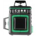 Уровень лазер. Ada Cube 3-360 GREEN Professional Edition 2кл.лаз. 520нм цв.луч. зеленый 3луч. (А00573)