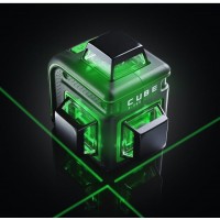 Уровень лазер. Ada Cube 3-360 GREEN Professional Edition 2кл.лаз. 520нм цв.луч. зеленый 3луч. (А00573)