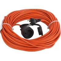 Удлинитель силовой Эра UPx-1-2x0.75-30m-IP44 (Б0043038) 2x0.75кв.мм 1розет. 30м ПВС 6A без катушки оранжевый