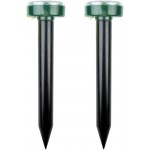 Отпугиватель Rexant 71-0037 ультразвуковой портативный 300-500Гц р.д.:20м черный/зеленый