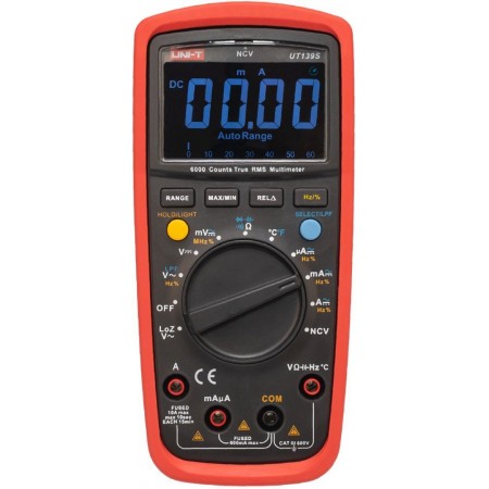 Мультиметр Uni-T 400 UT 139S цифровой черный/красный (13-1029) Мультиметр Uni-T 400 UT 139S цифровой черный/красный (13-1029)