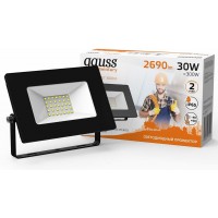 Прожектор уличный Gauss Elementary 613527130 светодиодный 30Втчерный