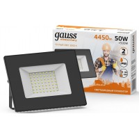 Прожектор уличный Gauss Elementary 613527150 светодиодный 50Втчерный Прожектор уличный Gauss Elementary 613527150 светодиодный 50Втчерный