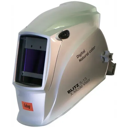 Маска сварщика Fubag Blitz 5-13 Visor Digital X-Mode филь.:хамел. кл.:1/1/1/2 см.экр.97x60мм серый (31596)