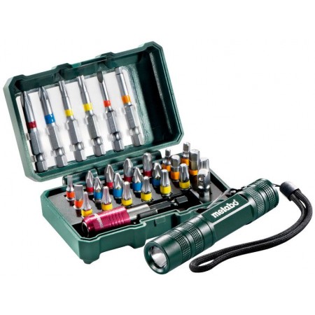 Набор бит Metabo 626721000 (29пред.) для шуруповертов/дрелей