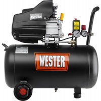 Компрессор поршневой Wester WK1500/50 масляный 190л/мин 50л 1500Вт черный