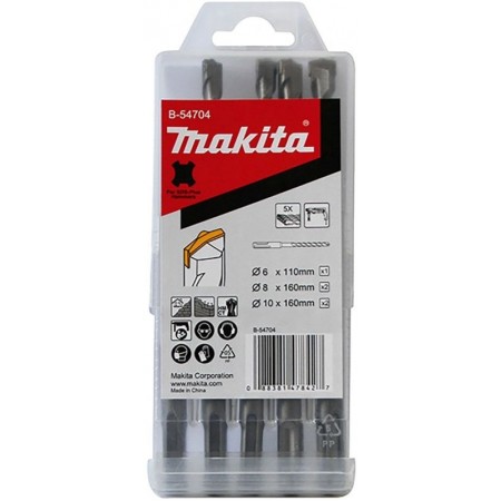 Набор буров Makita B-54704 по бет/камн (5пред.) для перфораторов