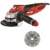 Углошлифовальная машина Einhell TE-AG 125/750 Kit 750Вт 12000об/мин рез.шпин.:M22.2 d=125мм жестк.кейс (4430885)