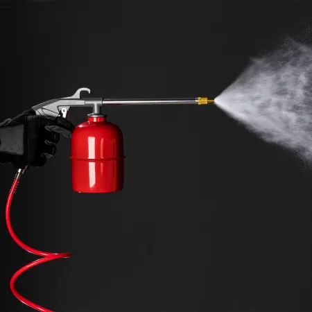 Пистолет промывочный Matrix 57340 230л/мин бак:0.8л оранжевый/серебристый