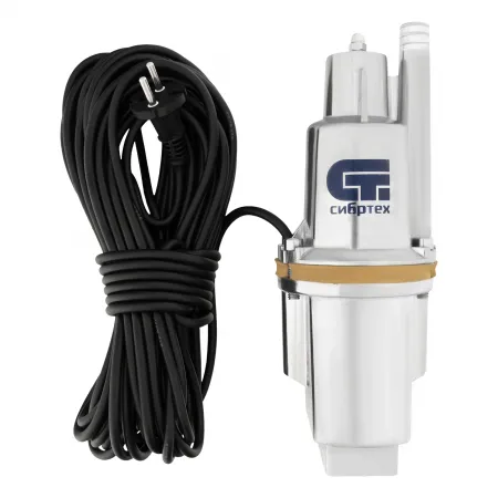 Насос колодезный Сибртех СВН300-15 300Вт 1200л/час вибрационный (99302) Насос колодезный Сибртех СВН300-15 300Вт 1200л/час вибрационный (99302)